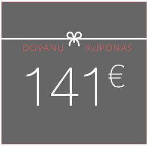 141 Eur vertės dovanų kuponas