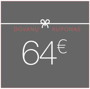 64 Eur vertės dovanų kuponas