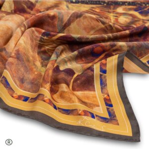 Šilkinė skarelė - „Žvaigždžių sonata“