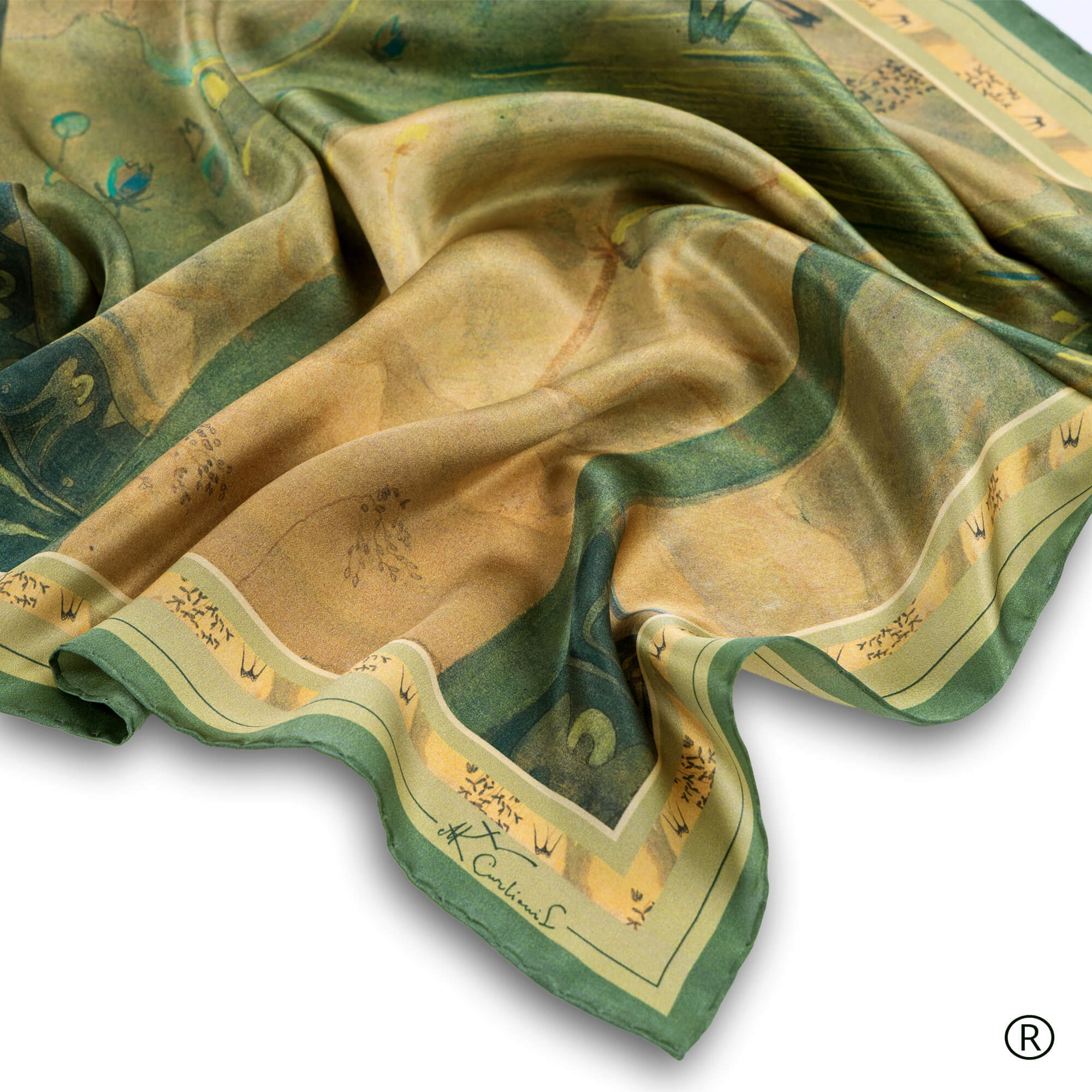 Šilkinė skarelė - „Vasaros sonata. Sherzo” - Image 2