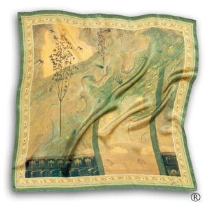 Šilkinė skarelė - „Vasaros sonata. Sherzo”